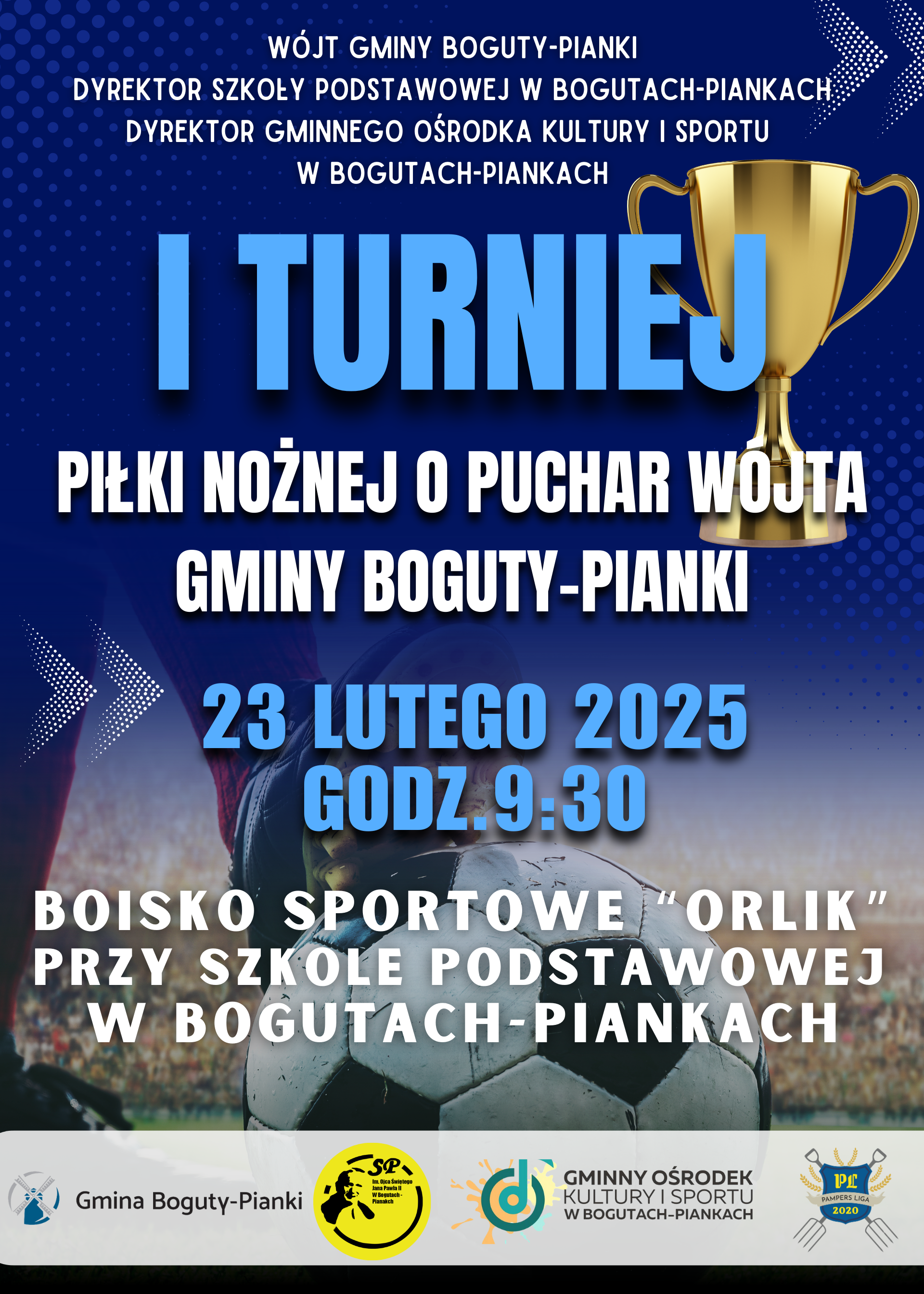 I Turniej Pilki Noznej Plakat1