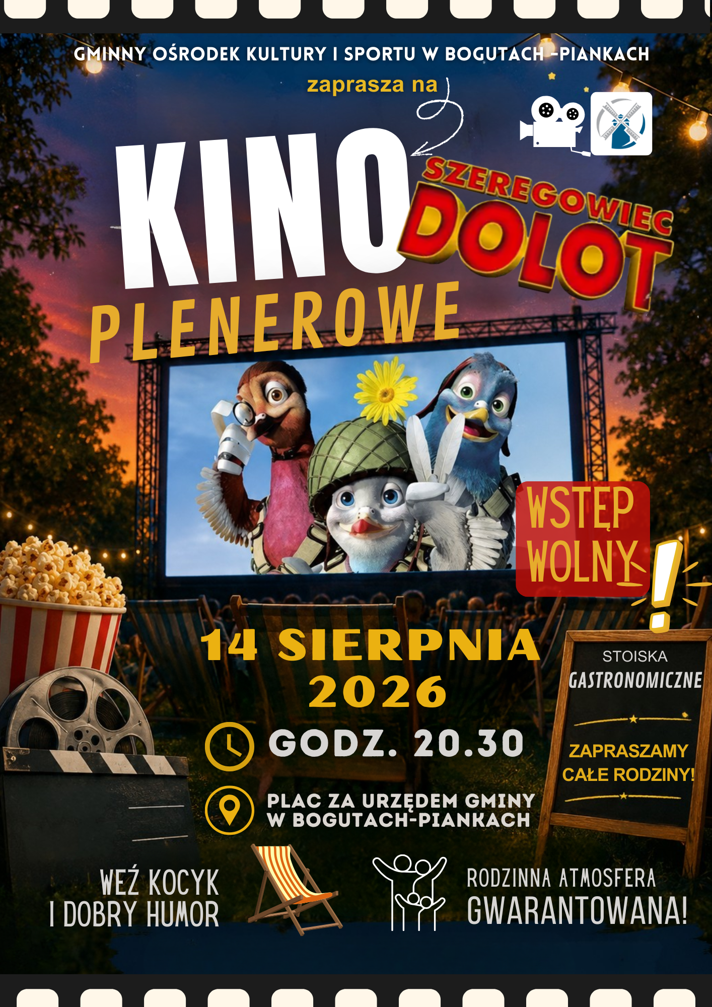 Letnie Kino Plenerowe dla Dzieci