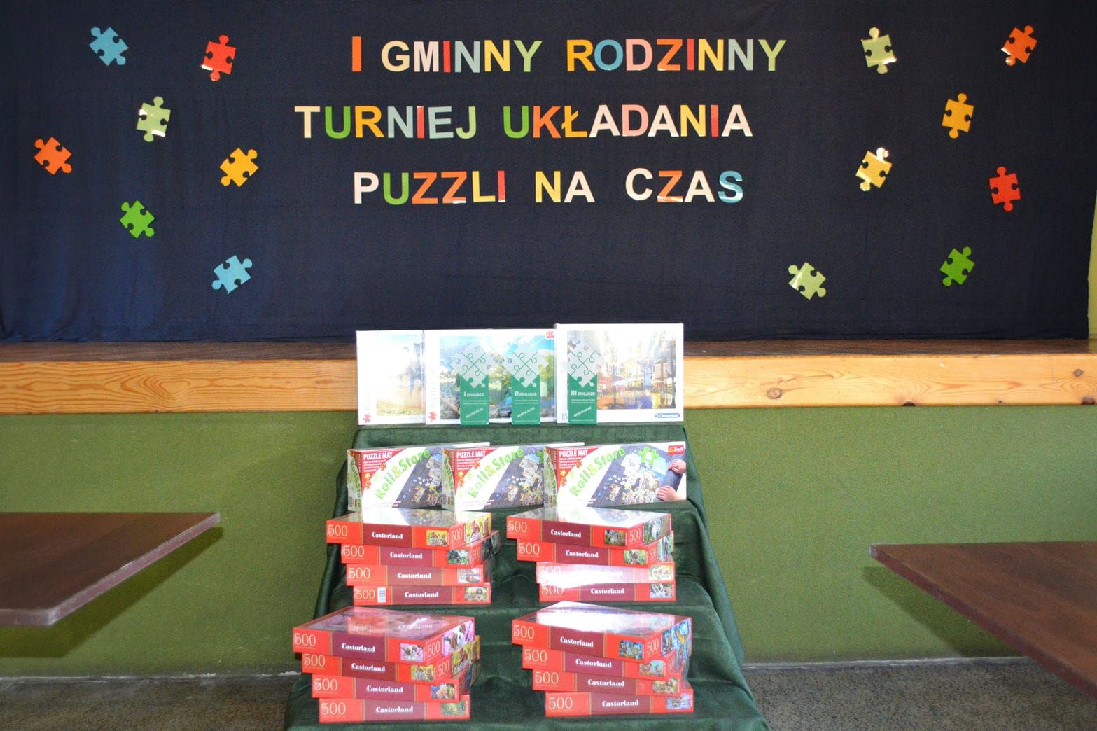 Gminny Rodzinny Turniej Puzzli na Czas